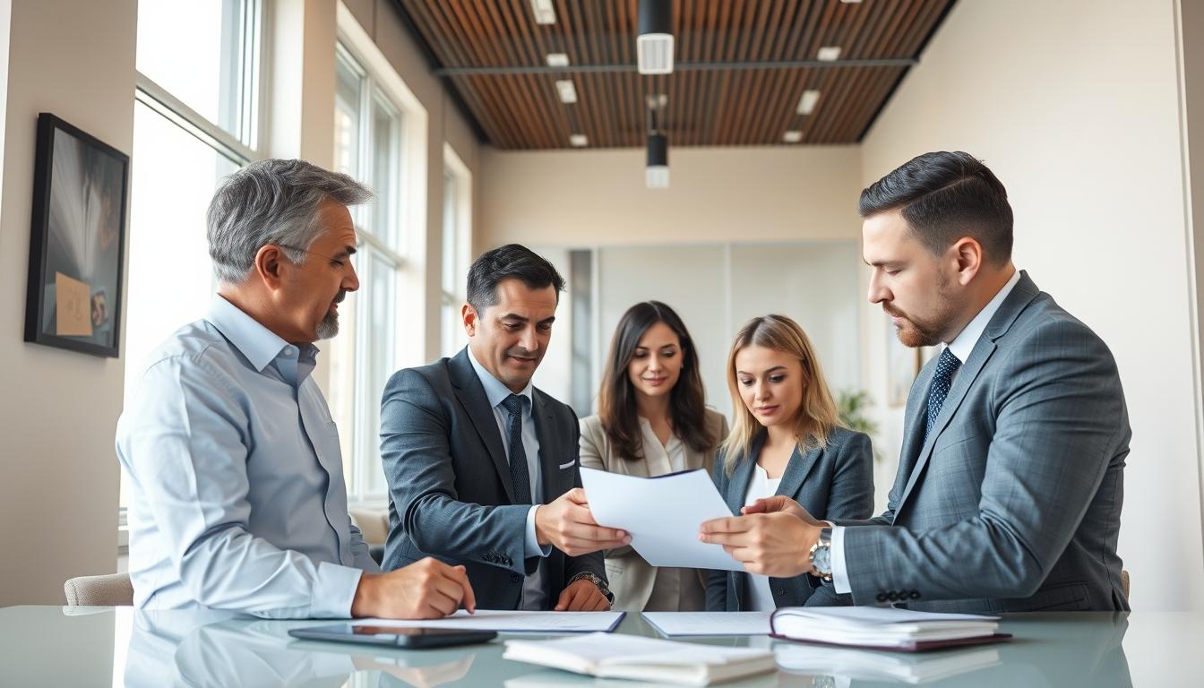 Family elder care planning discussion